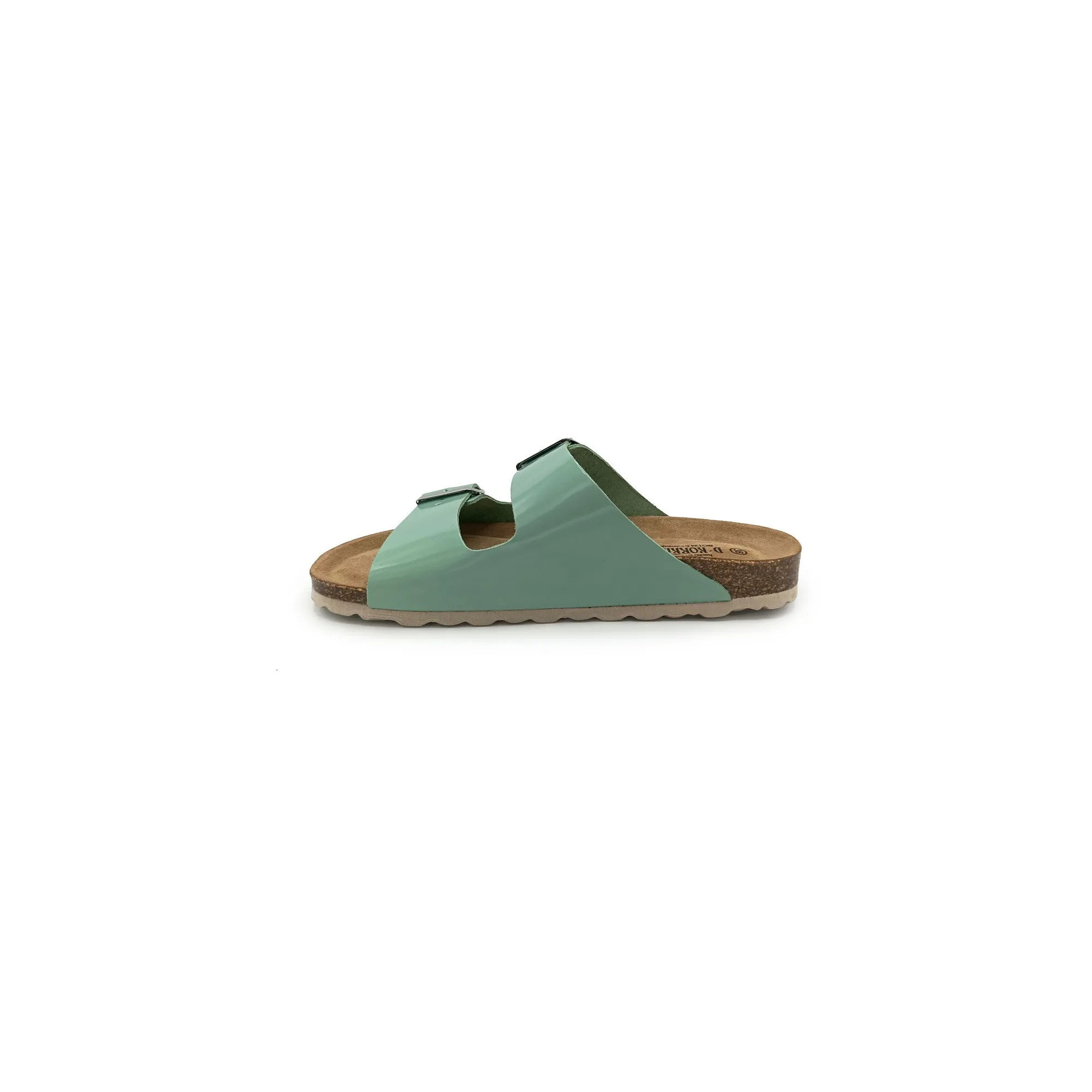 Paris Verde Esmeralda cuero natural esmaltado