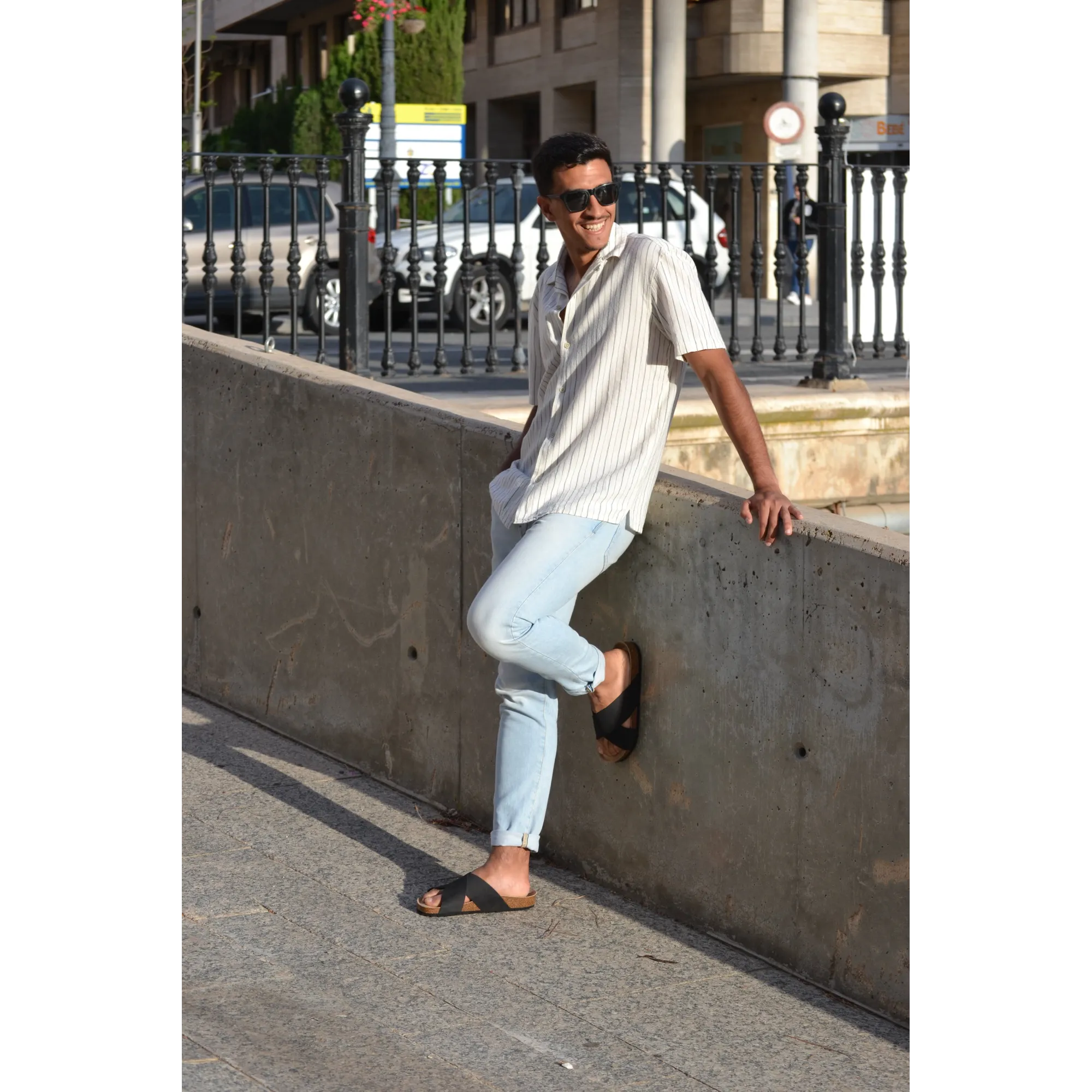 Ibiza Negro Nobuk Hombre